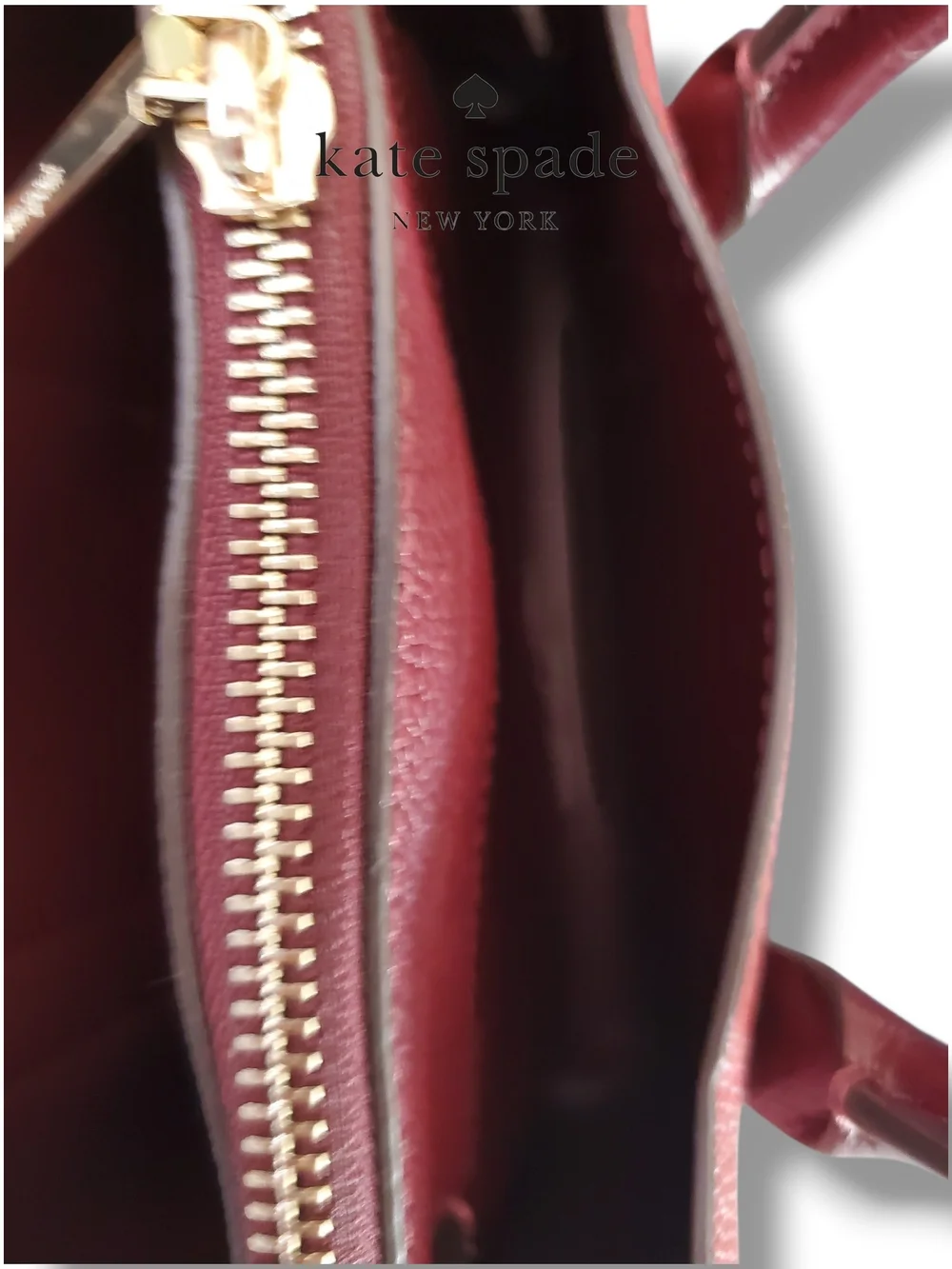 kate spade New York Margaux Pink and Burgundy Leopard Haircalf Mini Satchel - Picture 16 of 17